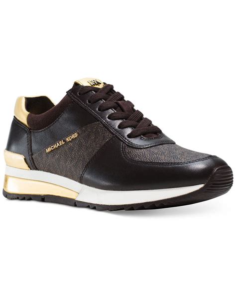 michael kors allie sneaker macy's|michael kors shoes women sneakers.